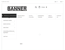 Tablet Screenshot of bannerbeer.com